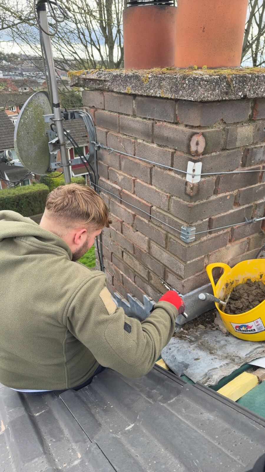 Chimney repointing